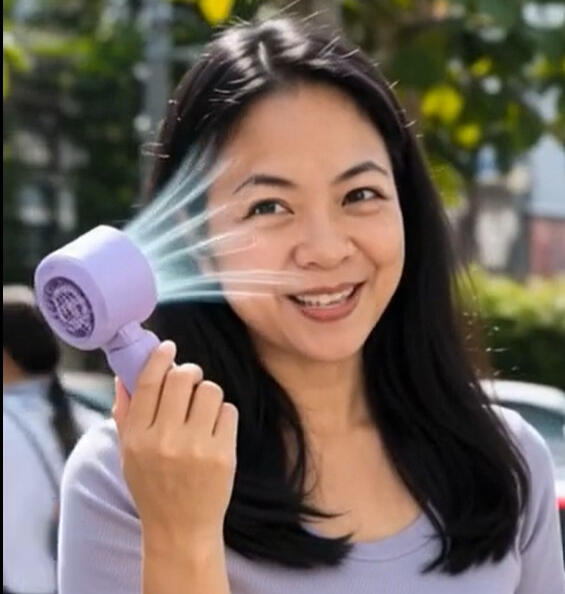 3600mAh Portable Mini Handheld Fan 3.5 Inch High Speed Personal Turbo Strong Wind Outdoor Travel Fan